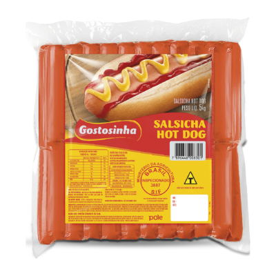 Salsicha Hot Dog 5kg Gostosinha