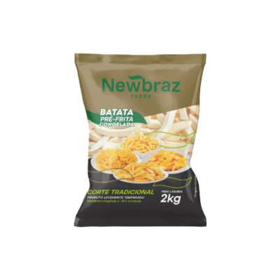 Batata Congelada Newbraz 2kg Cx10kg