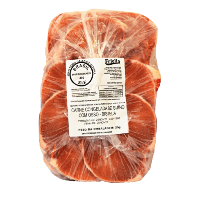 Bisteca Suina Fatiada Friela Cx10kg