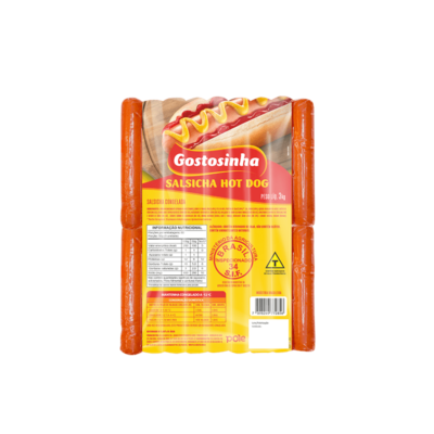 Salsicha Hot Dog 3kg Gostosinha