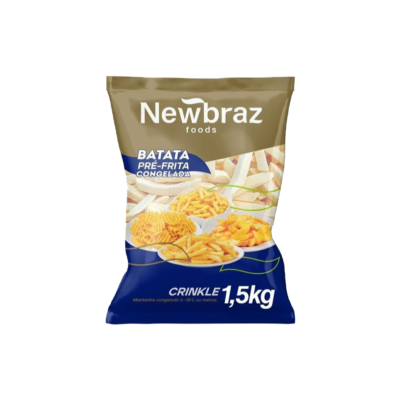 VEG Batata Cong Crinkle Newbraz 8x1,5kg
